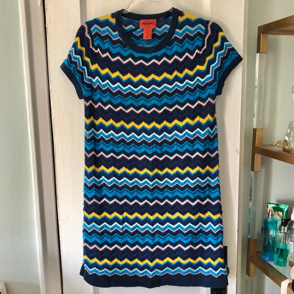 Missoni for target Chevron knit mini dress
